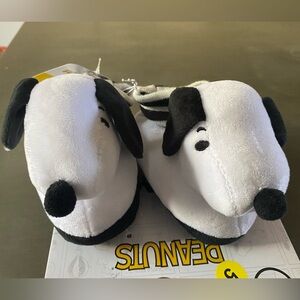 Peanuts Snoopy Striped Slippers